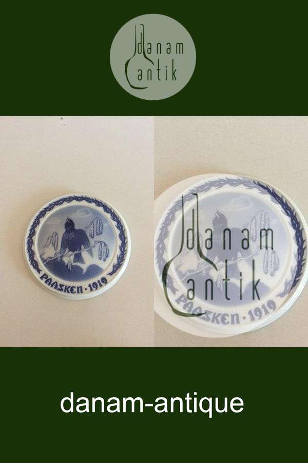 Bing & Grøndahl Påskeplatte fra 1919