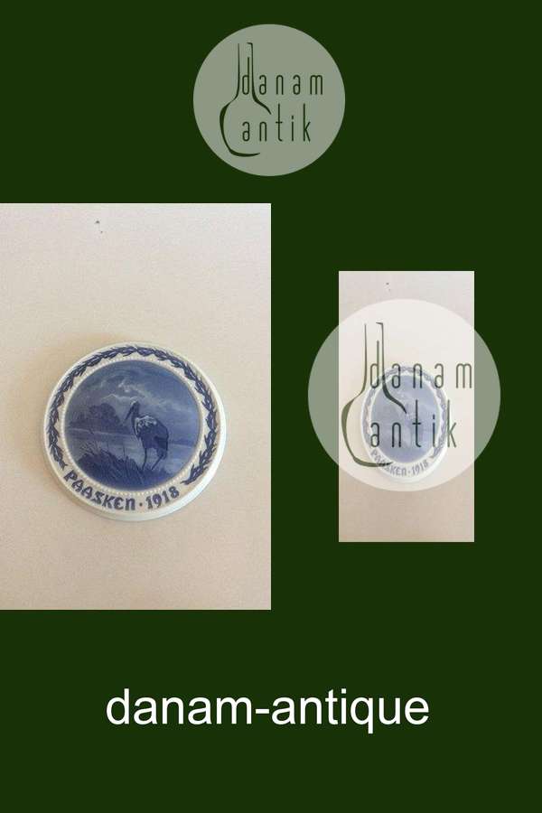 Bing & Grøndahl Påskeplatte fra 1918