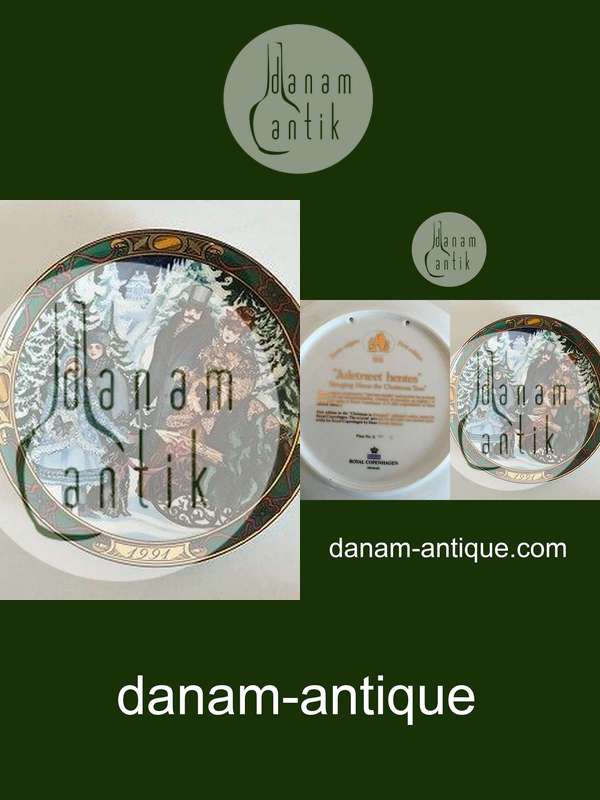 ロイヤルコペンハーゲン ザ・ディアファミリー1991プレート クリスマス