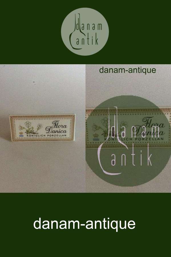 Royal Copenhagen Flora Danica Dealer Sign in German