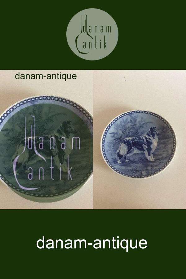 トーブスベンセン COLLIE コリー ドッグ プレート デンマーク製4枚