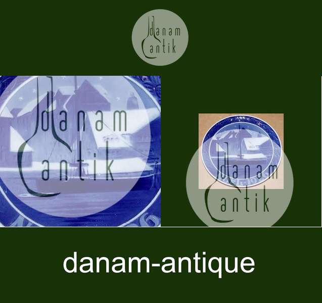 Royal Copenhagen Juleplatte fra 1926 med Fransk indskription "Noel"