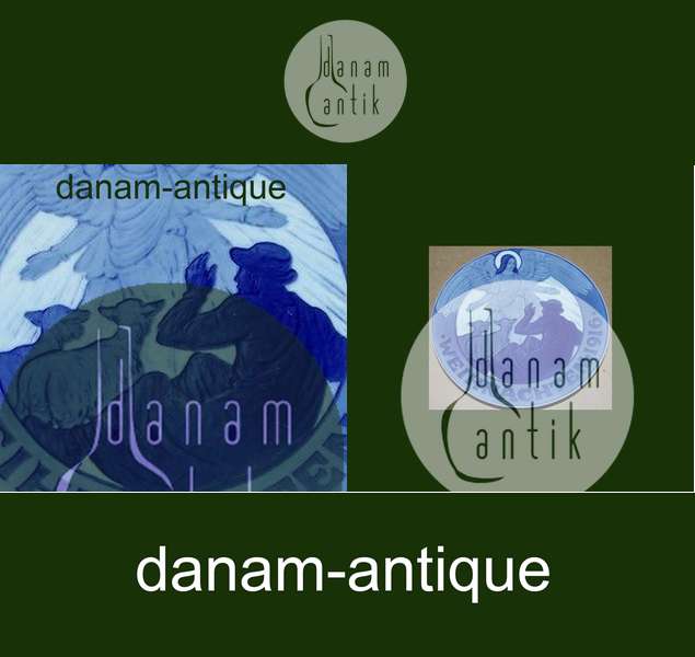 Royal Copenhagen Juleplatte fra 1916 med Tysk indskription "Weihnachten"