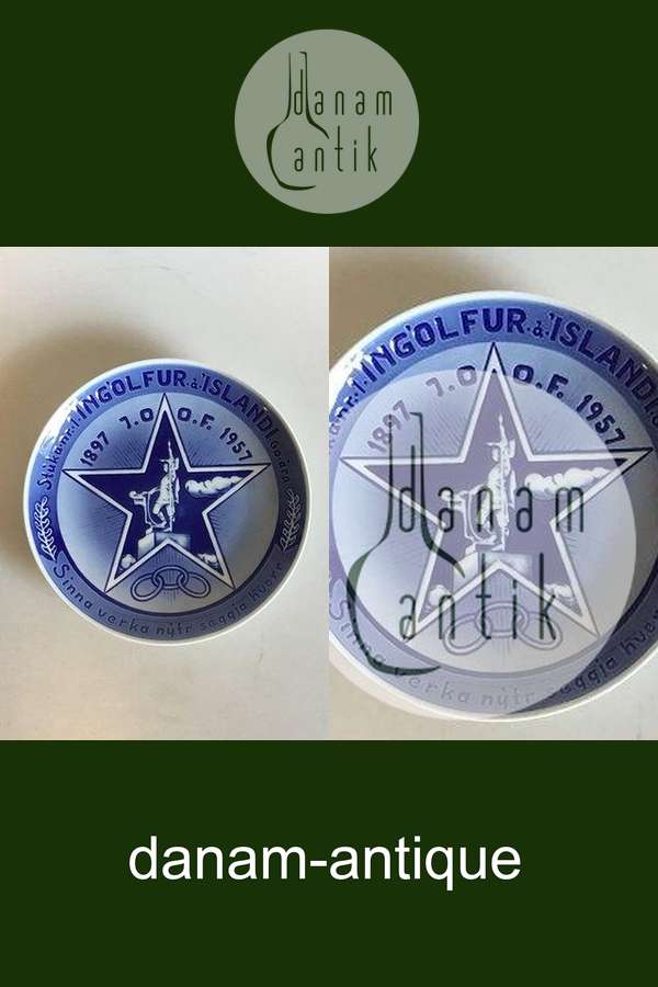 Bing & Grøndahl Mindeplatte fra 1957 BG-CM73