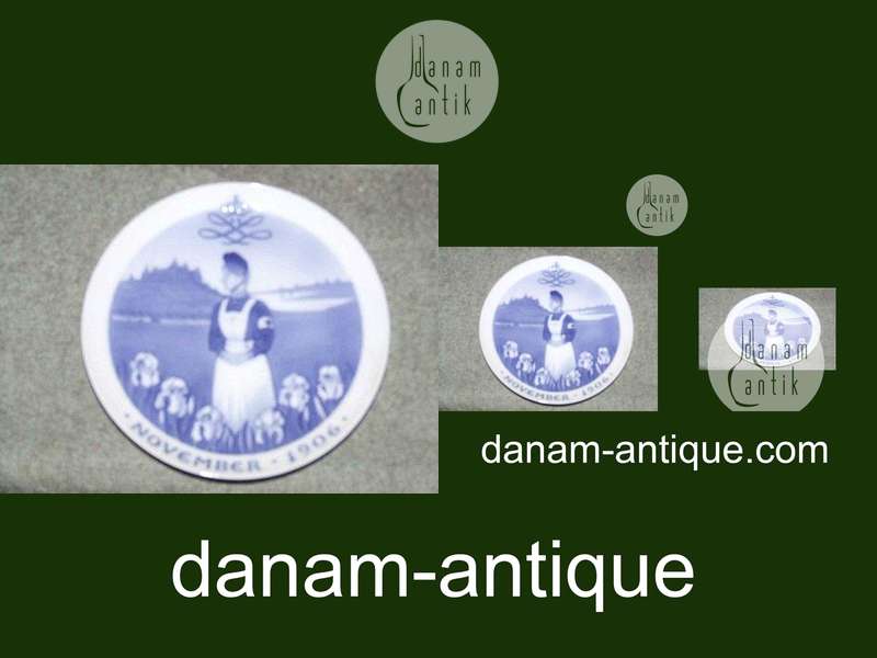 Royal Copenhagen Mindeplatte fra 1906 RC-CM65