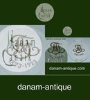 ロイヤルコペンハーゲン フローラダニカ シルエットプレート 1873-1923