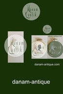 Royal Copenhagen Flora Danica Silhouette Platte Dronning Louise af Sverige-Norge