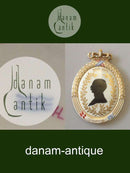 Royal Copenhagen Flora Danica Silhouette Platte Kong George of Grækenland No RC-S5