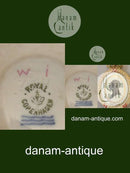 ロイヤルコペンハーゲン フローラダニカ シルエットプレート キングクリスチャンIX No RC-S1