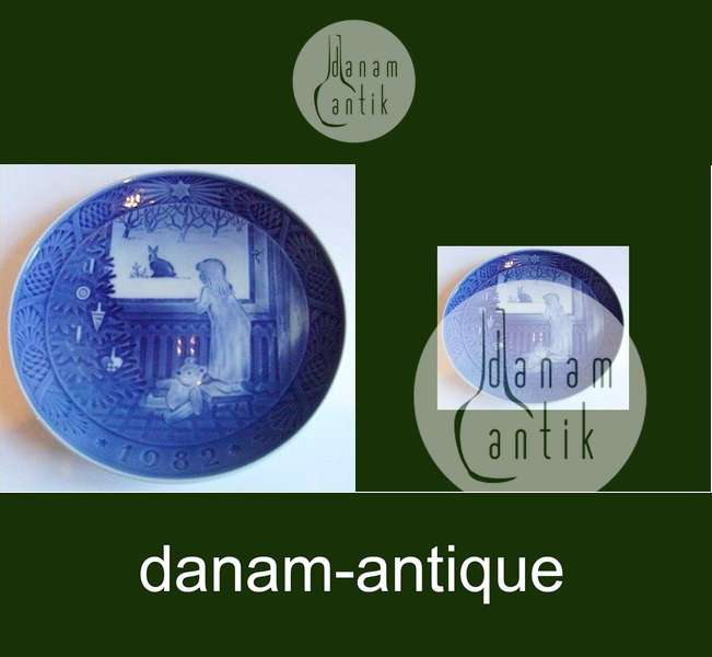 Royal Copenhagen Kgl Juleplatte 1982