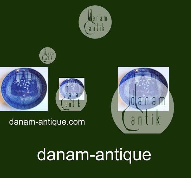 Royal Copenhagen Kgl Juleplatte 1983