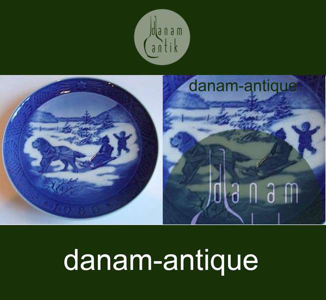 Royal Copenhagen Kgl. Juleplatte 1986