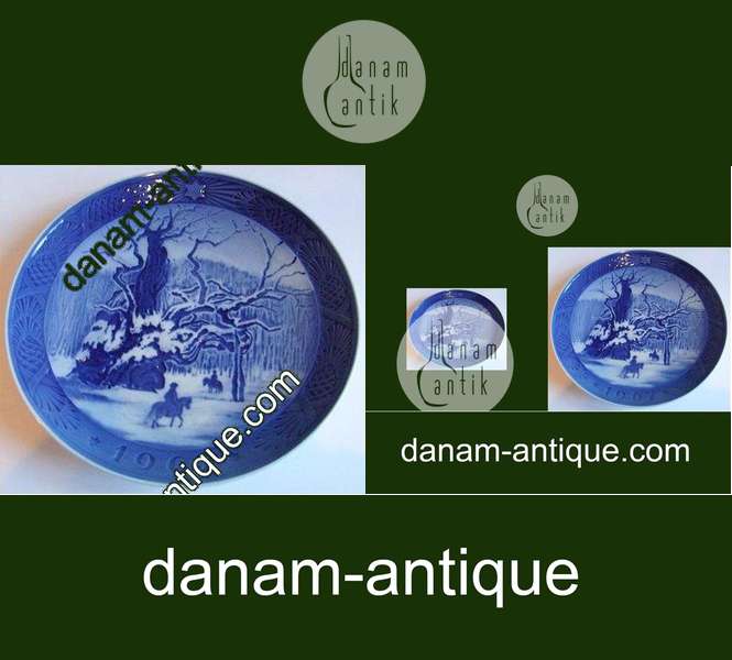 Royal Copenhagen Kgl Juleplatte 1967