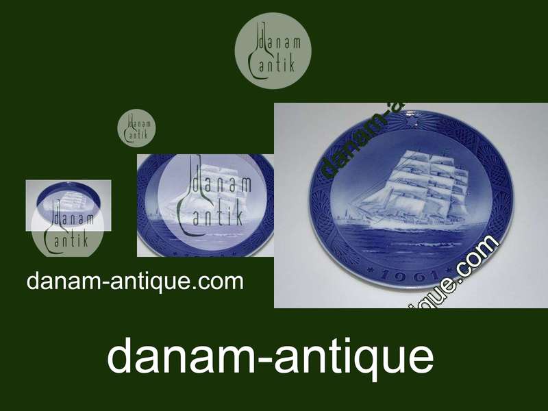 Royal Copenhagen Kgl Juleplatte 1961