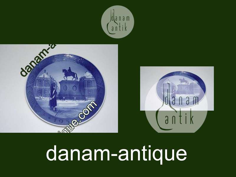 Royal Copenhagen Kgl Juleplatte 1954