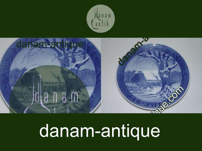 Royal Copenhagen Kgl Juleplatte 1952