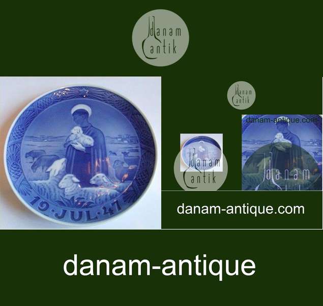 Royal Copenhagen Kgl. Juleplatte 1947