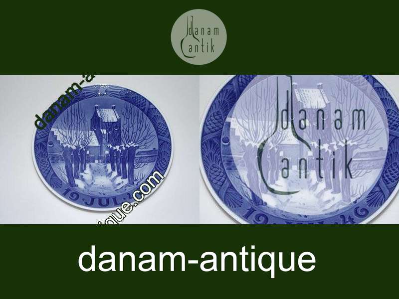 Royal Copenhagen RC Christmas Plate 1946