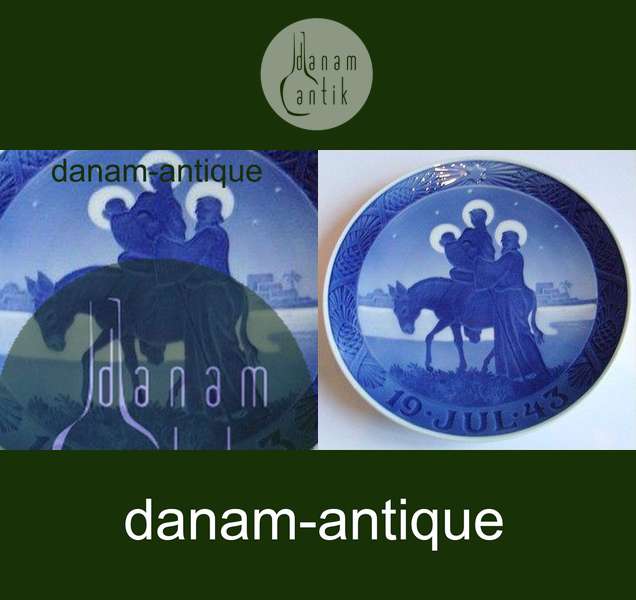 Royal Copenhagen Kgl Juleplatte 1943