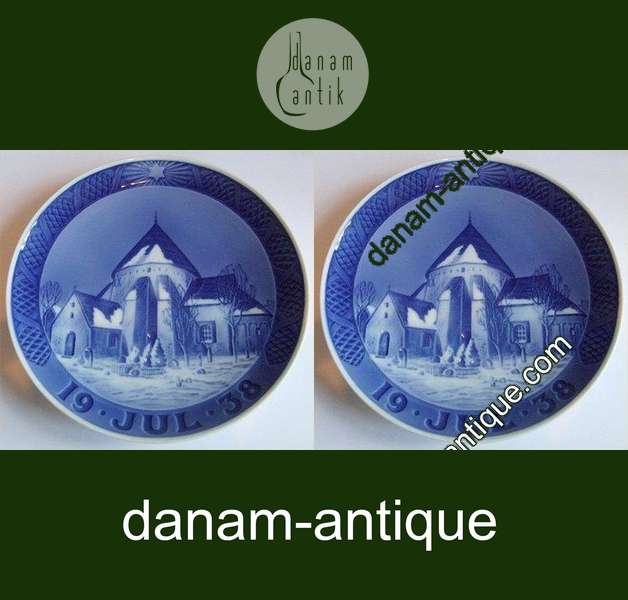 Royal Copenhagen Kgl. Juleplatte 1938