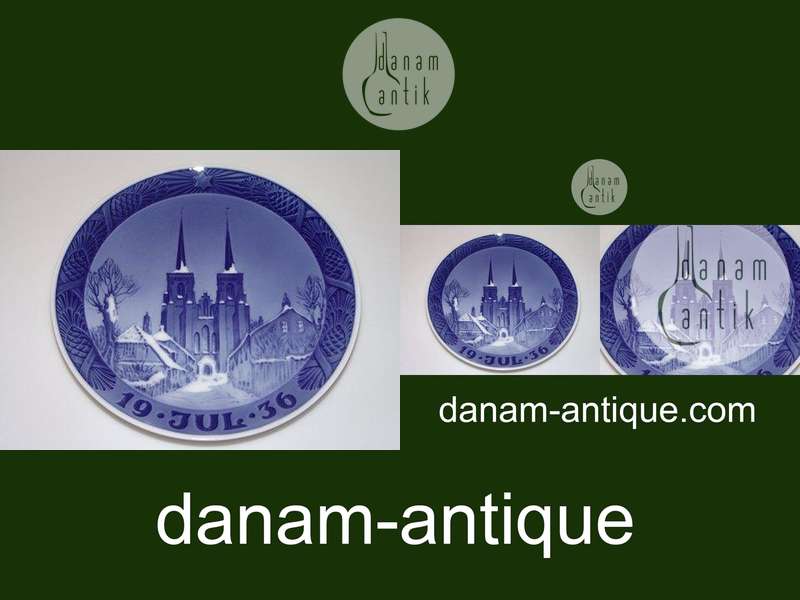 Royal Copenhagen Kgl Juleplatte 1936