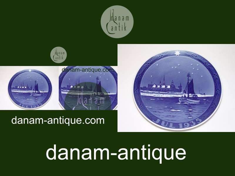 Royal Copenhagen Kgl Juleplatte 1935