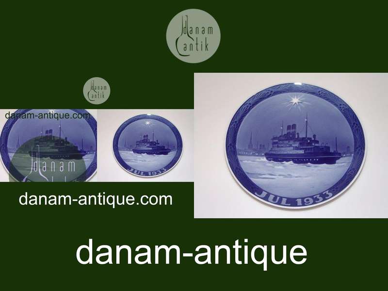 Royal Copenhagen Kgl. Juleplatte 1933