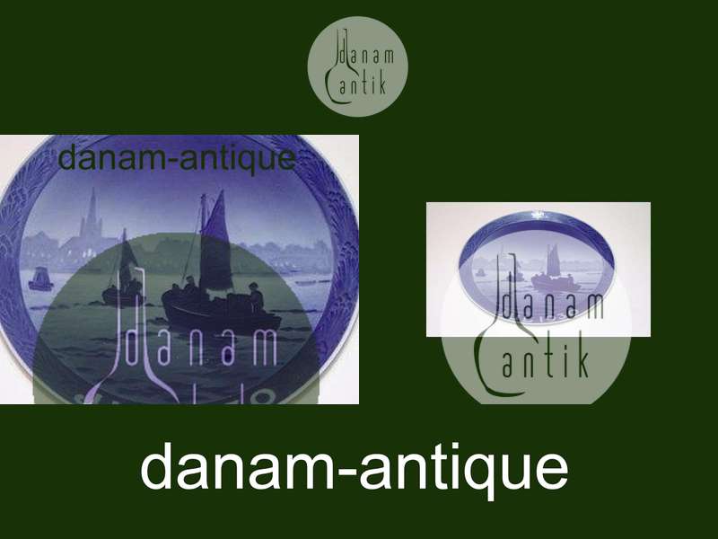 Royal Copenhagen Kgl Juleplatte 1930