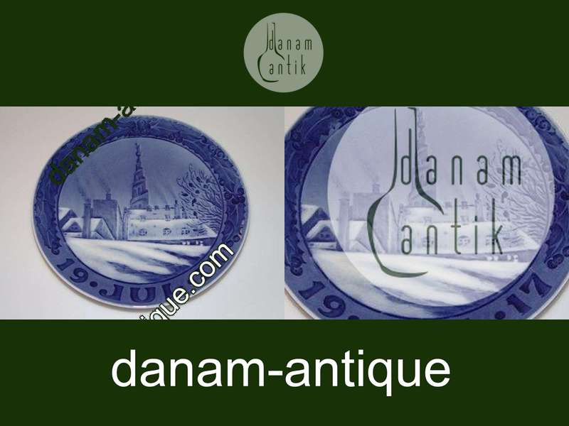 Royal Copenhagen Kgl Juleplatte 1917