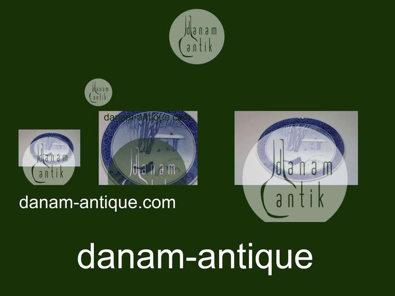 Royal Copenhagen Kgl. Juleplatte 1919