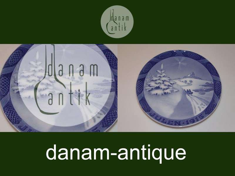 Royal Copenhagen Kgl Juleplatte 1915