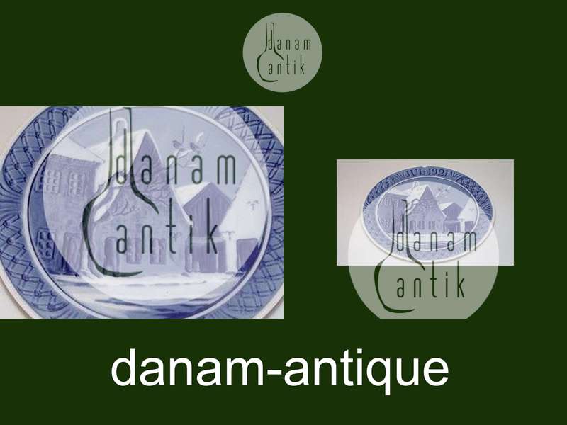 Royal Copenhagen Kgl Juleplatte 1921