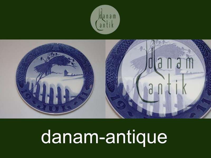 Royal Copenhagen Kgl Juleplatte 1911