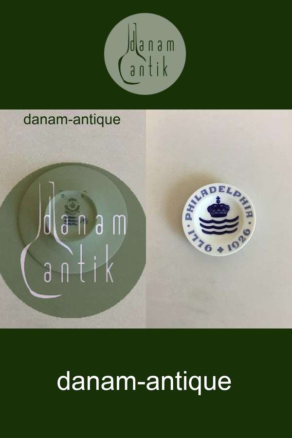 Royal Copenhagen Mindeplatte Philadelphia 1776 - 1926