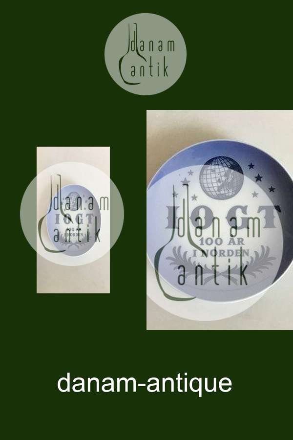 Royal Copenhagen Mindeplatte I.O.C.T Nordisk Good Templar Råd 1977