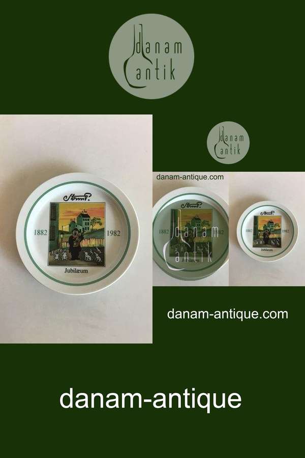 Royal Copenhagen Storm P Jubilæums Platte no. 6