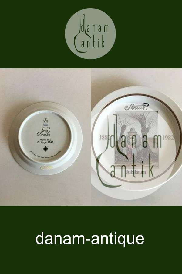 Royal Copenhagen Storm P Jubilæums Platte no. 2