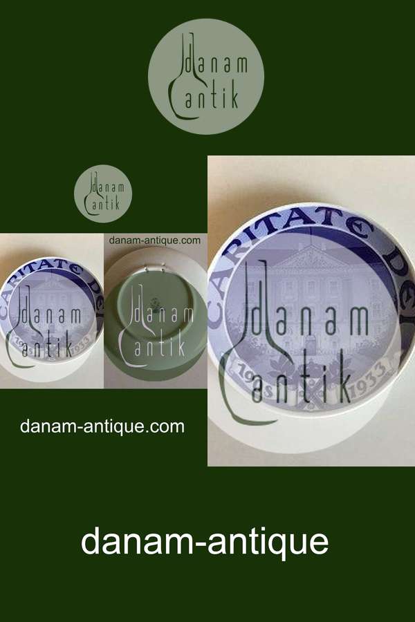 Royal Copenhagen Mindeplatte fra 1933 RC-CM274