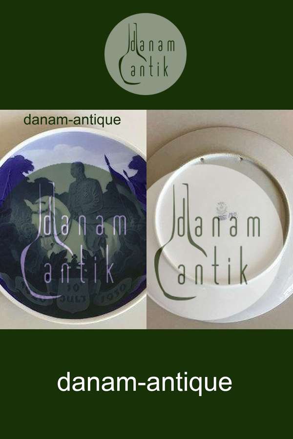 Royal Copenhagen Mindeplatte fra 1929 RC-CM263