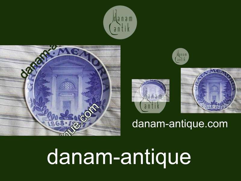 Royal Copenhagen Mindeplatte fra 1927 No RC-CM260