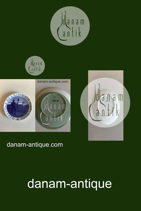 Royal Copenhagen Mindeplatte fra 1926 RC-CM240