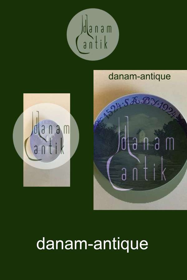 Royal Copenhagen Mindeplatte fra 1924 RC-CM225