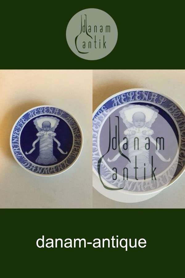 Royal Copenhagen Mindeplatte fra 1923 RC-CM215