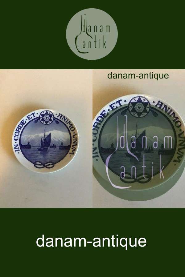 Royal Copenhagen Mindeplatte fra 1922 RC-CM207