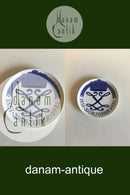 Royal Copenhagen Mindeplatte fra 1921 RC-CM202