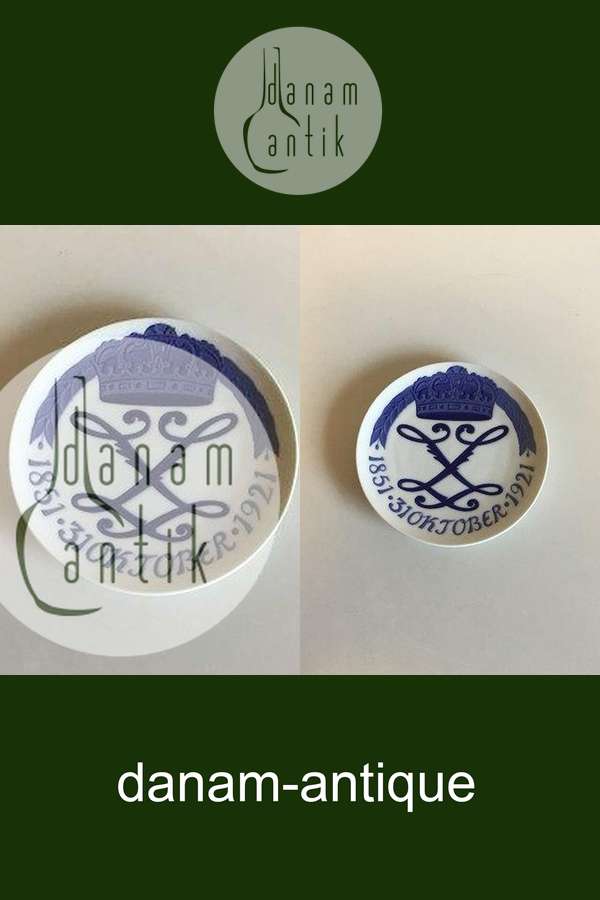 Royal Copenhagen Mindeplatte fra 1921 RC-CM202