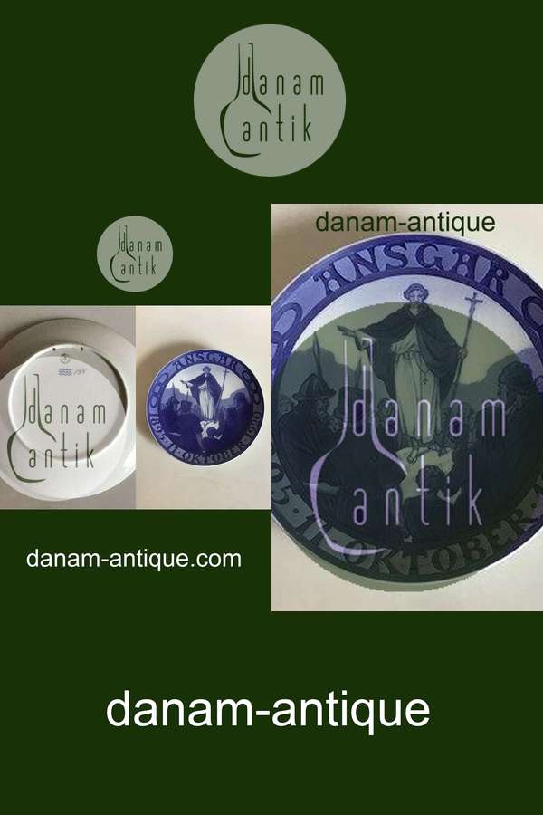 Royal Copenhagen Mindeplatte fra 1920 RC-CM194