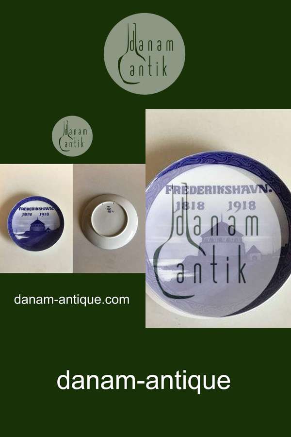 Royal Copenhagen Mindeplatte fra 1918 RC-CM177