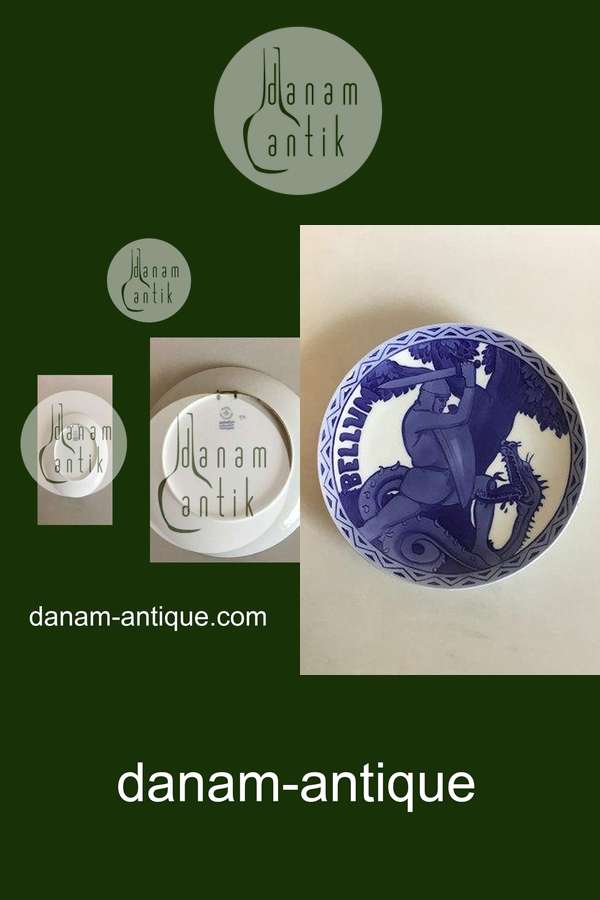 Royal Copenhagen Mindeplatte fra 1915 RC-CM159