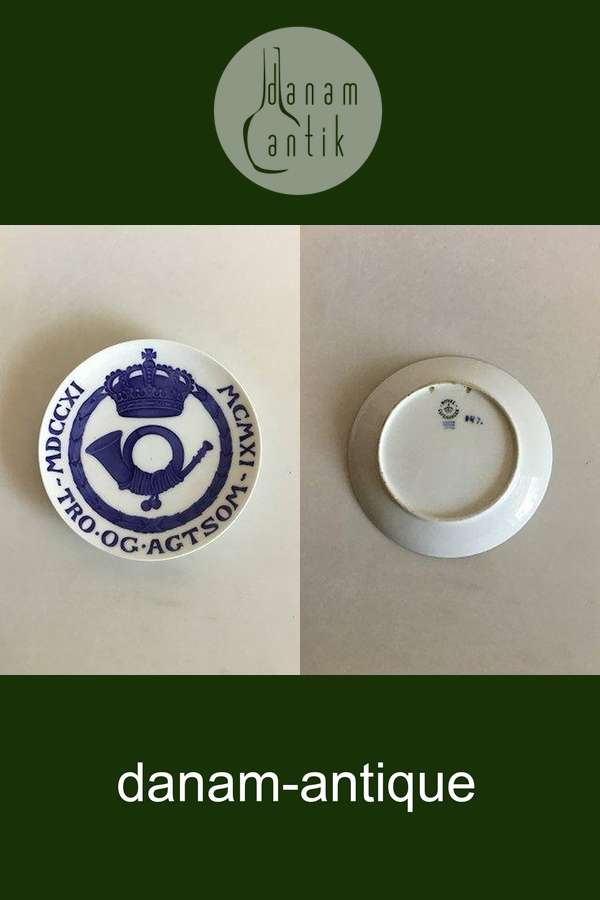 Royal Copenhagen Mindeplatte fra 1911 RC-CM117